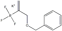 Potassium (3-(benzyloxy)prop-1-en-2-yl)trifluoroborate Structure