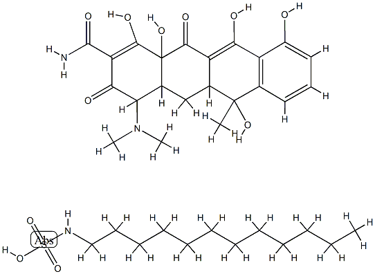 tetracycline dodecylsulfamate Structure