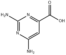 4-Pyrimidinecarboxylic acid, 2,6-diamino- (6CI,8CI,9CI) Structure