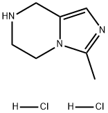 Imidazo[1,5-a]pyrazine, 5,6,7,8-tetrahydro-3-methyl-, hydrochloride (1:2) Structure