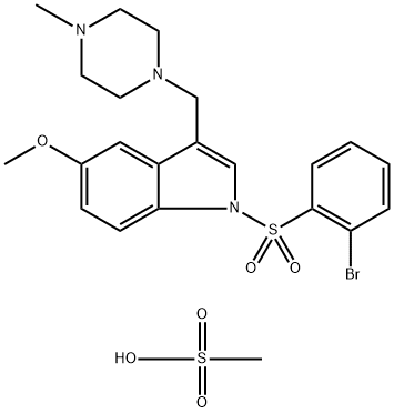 Masupirdine mesylate Structure