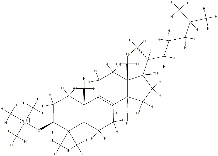 3β-[(Trimethylsilyl)oxy]lanost-8-ene Structure