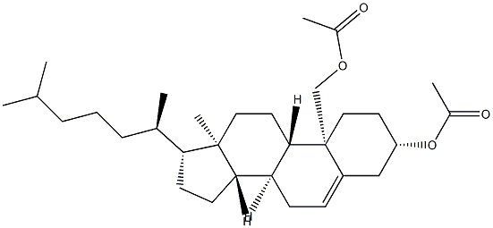Cholest-5-ene-3β,19-diol diacetate Structure