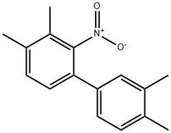 Biphenyl, 2-nitro-3,3',4,4'-tetramethylbiphenyl Structure