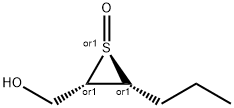 Thiiranemethanol, 3-propyl-, 1-oxide, (1R,2S,3R)-rel- (9CI) Structure