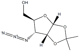 3-Azido-3-deoxy-1,2-O-isopropylidene-α-D-ribofuranose Structure