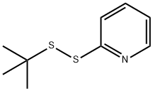 Pyridine,2-[(1,1-dimethylethyl)dithio]-(9CI) Structure