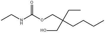 2-Ethyl-2-(hydroxymethyl)hexyl=ethylcarbamate Structure