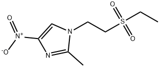 TINIDAZOLE RELATED COMPOUND B (20 MG) (1-(2-ETHYL-SULFONYLETHYL)-2-METHYL-4-NITROIMIDAZOLE) Structure