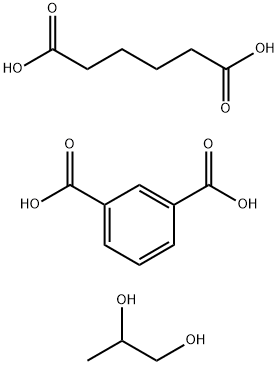 1,3-Benzenedicarboxylic acid, polymer with hexanedioic acid and 1,2-propanediol Structure