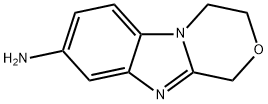 1H-[1,4]Oxazino[4,3-a]benzimidazole,8-amino-3,4-dihydro-(8CI) Structure