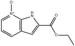 1H-Pyrrolo[2,3-b]pyridine-2-carboxylic acid, ethyl ester, 7-oxide Structure