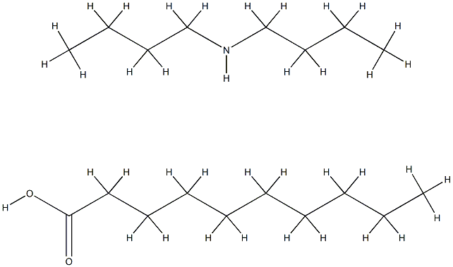 decanoic acid, compound with dibutylamine (1:1) Structure
