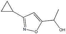 5-Isoxazolemethanol,3-cyclopropyl--alpha--methyl-(9CI) Structure