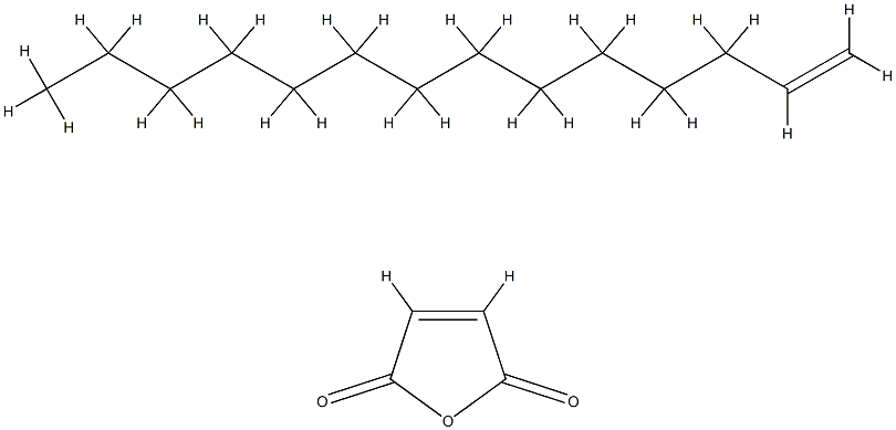 POLY(MALEIC ANHYDRIDE-ALT-1-TETRADECENE) Structure