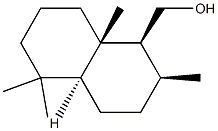 (1S,4aα)-Decahydro-2β,5,5,8aβ-tetramethyl-1β-naphthalenemethanol Structure