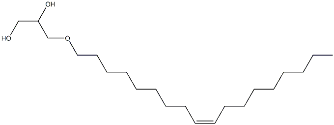 selachyl alcohol Structure