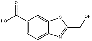 6-Benzothiazolecarboxylicacid,2-(hydroxymethyl)-(9CI) Structure