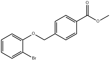 methyl 4-(2-bromophenoxymethyl)benzoate Structure