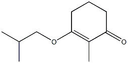 2-Cyclohexen-1-one,2-methyl-3-(2-methylpropoxy)-(9CI) Structure