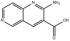 1,6-Naphthyridine-3-carboxylicacid,2-amino-(9CI) Structure