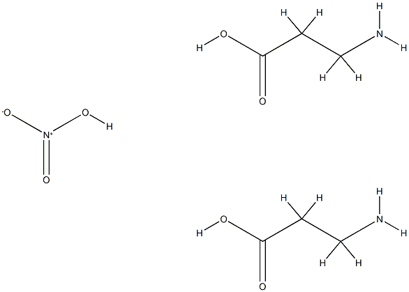 Beta-Alanine Nitrate 2:1 Structure