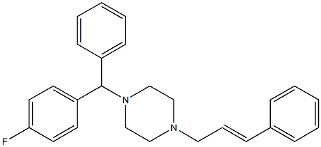Flunarizine EP Impurity B Structure