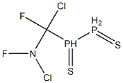 [Methyl(dichlorothiophophinyl)amino]difluorophosphine sulfide Structure