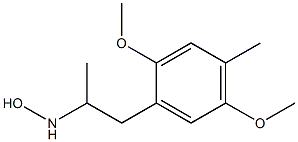 N-Hydroxy-2,5-dimethoxy-α,4-dimethylbenzeneethanamine Structure