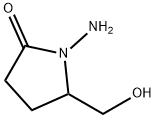 2-Pyrrolidinone,1-amino-5-(hydroxymethyl)-(9CI) Structure