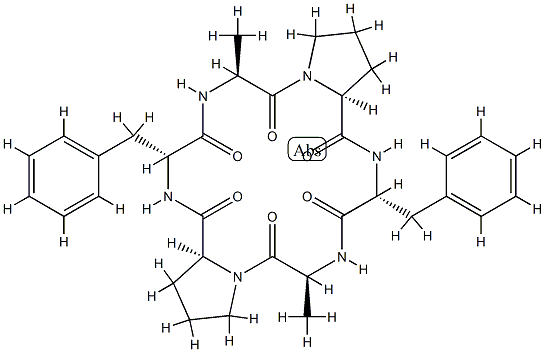 cyclo(alanyl-prolyl-phenylalanyl)2 Structure