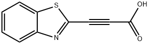 2-Propynoicacid,3-(2-benzothiazolyl)-(9CI) Structure