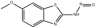 2-Benzothiazolamine,6-methoxy-N-nitroso-(9CI) Structure