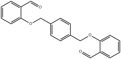 1,4-Phenylenbis(methylenoxy-2-benzaldehyde) Structure