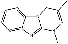[1,2,4]Triazino[4,3-a]benzimidazole,1,4-dihydro-1,3-dimethyl-(9CI) Structure