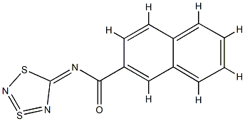 N-(1,3,2,4-Dithiadiazol-3-SIV-5-ylidene)-2-naphthalenecarboxamide Structure