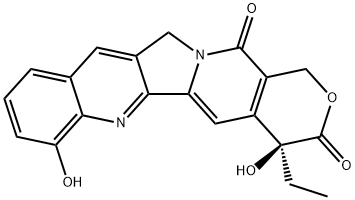 (4S)-4α-Ethyl-4,7-dihydroxy-1H-pyrano[3',4':6,7]indolizino[1,2-b]quinoline-3,14(4H,12H)-dione Structure