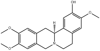 (13aS)-5,8,13,13aα-Tetrahydro-3,10,11-trimethoxy-6H-dibenzo[a,g]quinolizin-2-ol Structure