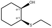 Cyclohexanol, 2-(ethylthio)-, (1R,2S)-rel- (9CI) Structure