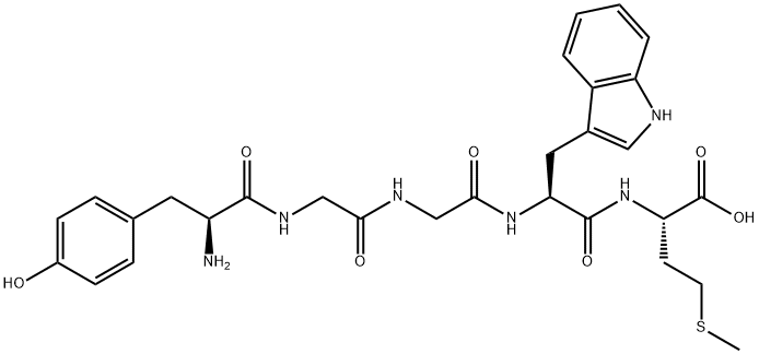enkephalin-Met, Trp(4)- Structure