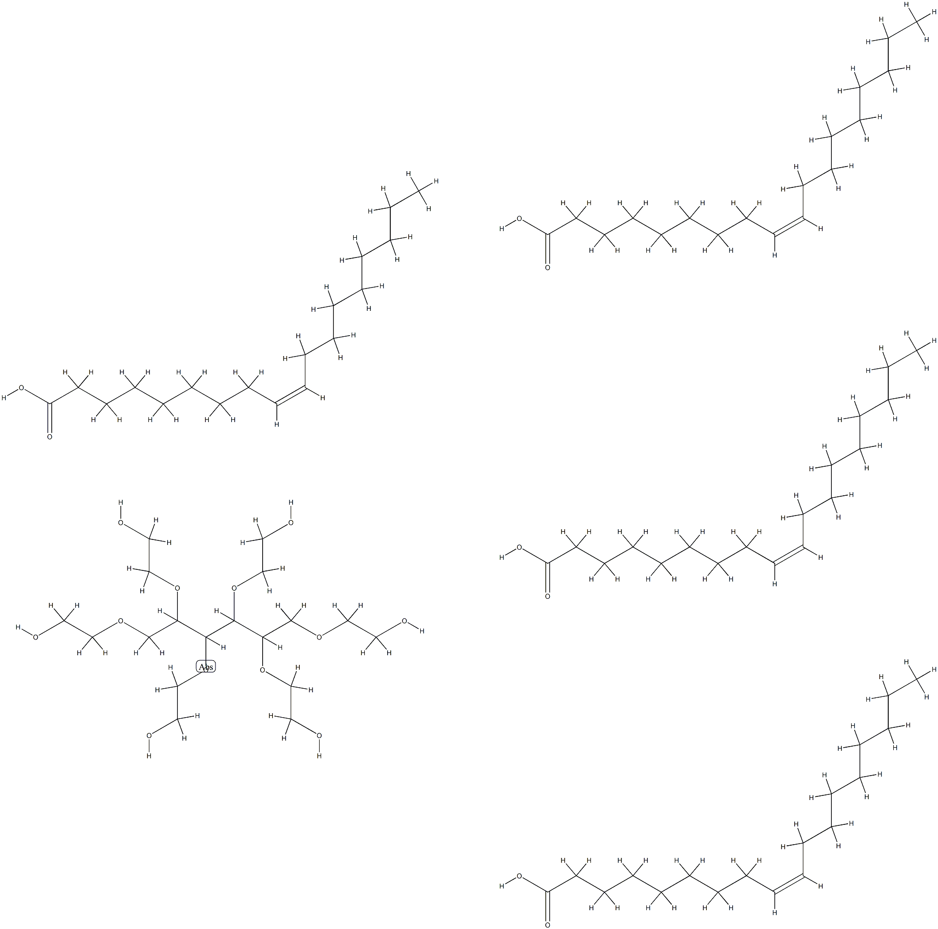 sorbeth-60 tetraoleate Structure