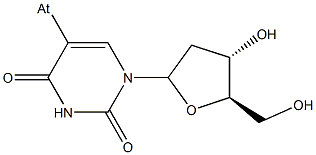 5-astato-2'-deoxyuridine Structure
