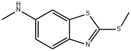 6-Benzothiazolamine,N-methyl-2-(methylthio)-(9CI) Structure
