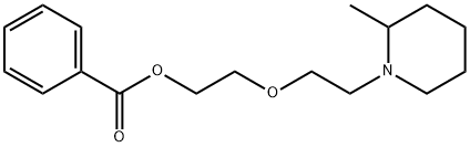 2-[2-(2-Methylpiperidino)ethoxy]ethyl=benzoate Structure