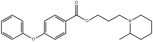 3-(2-Methylpiperidino)propyl=p-phenoxybenzoate Structure