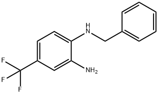 N*1*-BENZYL-4-TRIFLUOROMETHYL-BENZENE-1,2-DIAMINE Structure