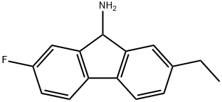 9H-Fluoren-9-amine,2-ethyl-7-fluoro-(9CI) Structure