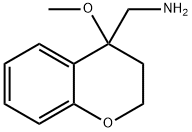 2H-1-Benzopyran-4-methanamine,3,4-dihydro-4-methoxy-(9CI) Structure
