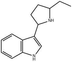 1H-Indole,3-(5-ethyl-2-pyrrolidinyl)-(9CI) Structure