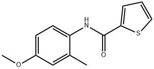 2-Thiophenecarboxamide,N-(4-methoxy-2-methylphenyl)-(9CI) Structure